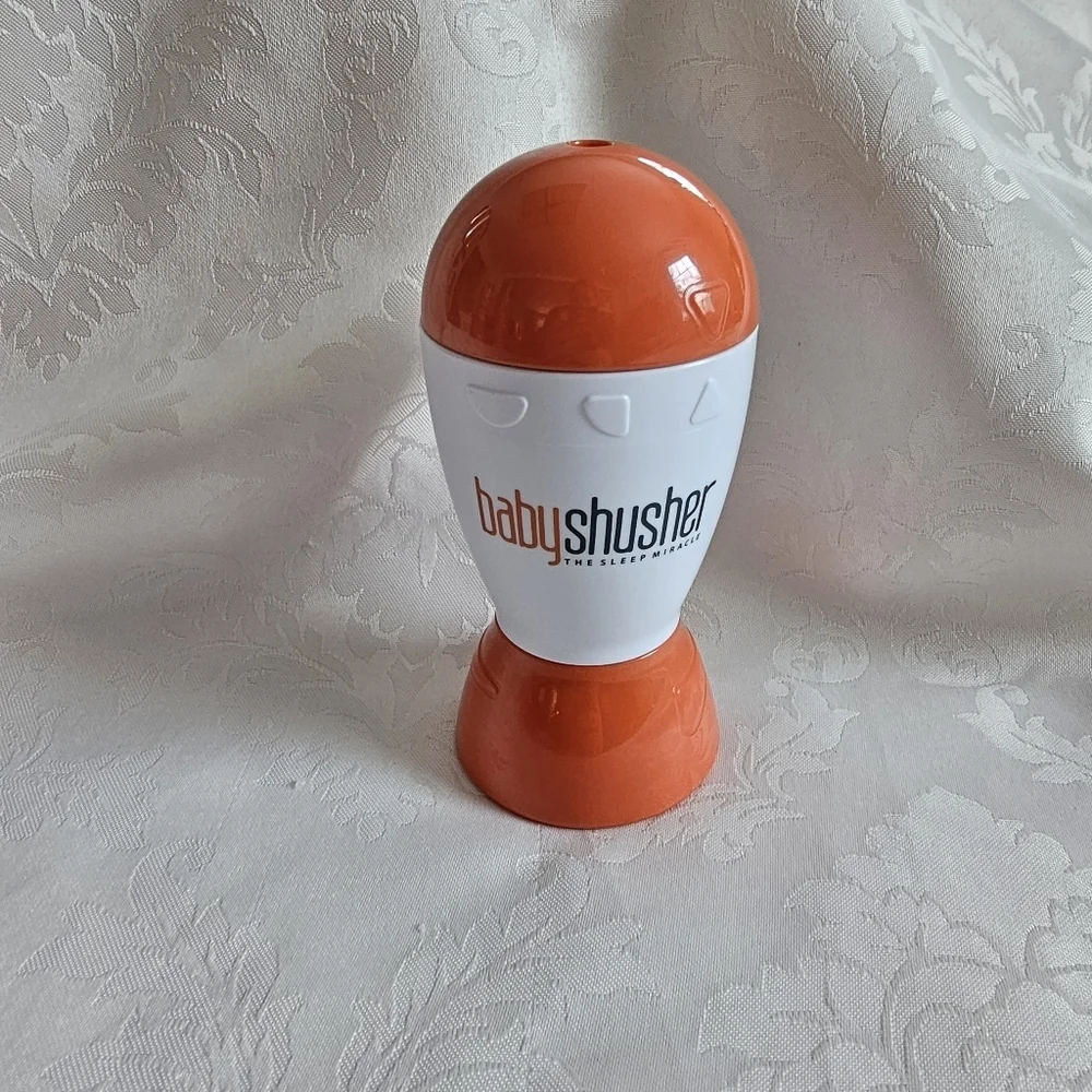 Baby Shusher Portable Sound Machine, Orange/White, Sleep Miracle, OS